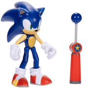 Sonic The Hedgehog Collectible Kids Action Figures, Plastic Multicolor, 7 x 9