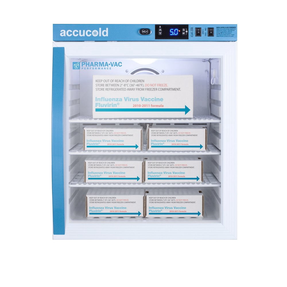 Accucold 1 Cu.Ft. Compact Vaccine Refrigerator with Antimicrobial Handle
