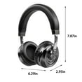 thumbnail image 6 of RKZDSR Metal Headset Intelligent Wireless Noise-cancelling Folding Bluetooth Headphones Music Sports Ultra-long Standby Range Wireless Headphones, 6 of 9