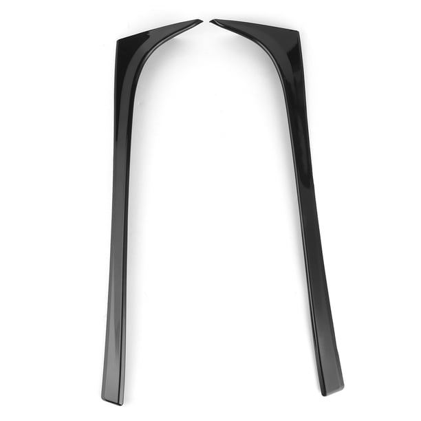 2 uds Labio de Parachoques de la Ventana Trasera, alerón Lateral del Cuerpo del Canard Splitter Aletas Spoiler Canards Kit modificación del vehículo Apto para MK7 GTD R 2014-2018(Negro)