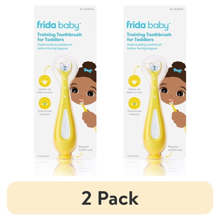 (2 pack) Triple-Angle Toothhugger Toothbrush For Toddlers