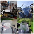 thumbnail image 4 of Cycling Windscreen Motorcycle Windshield Extension Heighten Windscreen Adjustable Wind Rain Air Deflector Add On Spoiler Screen, 4 of 8