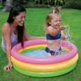 thumbnail image 5 of Inflatable round pool 3 rings + inflatable base 61 x 22 cm, 28 l, Blue, pink, green, 5 of 5