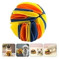 thumbnail image 3 of Dog Sniffing Training Toy Dog Feeding Slow Eating Ball Felt Interactive Pet Toy, 3 of 7