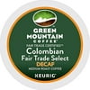 Green Mountain Coffee Roasters Colombian Fair Trade Select Decaf Keurig Single-Serve K-Cup Pods, Medium Roast Coffee, 72 Count (6 Boxes Of 12 Pods)