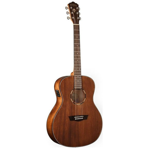 Washburn Woodline O12SE Acoustic Electric Guitar - Natural - WLO12SE