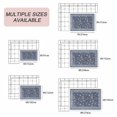 thumbnail image 6 of Navy Blue Floral Boho Outdoor Rug 3x5 Ft, Non Slip Washable Area Rug, Ethnic Tribe Abstract Art Flower Patio Rugs Carpet Runner, Large Floor Mat for Indoor/Outdoor Deck Porch Camping, 6 of 8