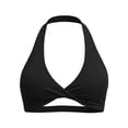 thumbnail image 7 of Women's Halter Twist Front Sports Bra and High Waist Biker Shorts 2 Piece Workout Set, Soft Stretchy Athletic Yoga Outfit, Slim Fit Exercise Tracksuit for Casual Daily Outdoor Wear, 7 of 7