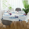 thumbnail image 3 of Yayeee Tablecloths 60" x 90" Rectangle Wrinkle Resistant Party Table Cover, Ice Rink, 3 of 8