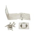 thumbnail image 3 of EIGTHTAIL Anti Theft Stainless Steel Door Lock Hasp Staple Padlock Clasp Shed Latch Tool, 3 of 7