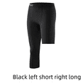 thumbnail image 5 of Pantalones de una sola pierna, pantalones ajustados de baloncesto, pantalones cortos estilo hombre, mallas de entrenamiento deportivo, pantalones para correr y fitness, 5 of 5