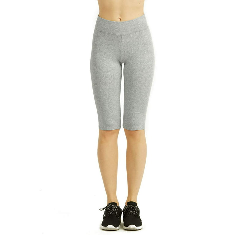 DailyWear Womens Solid Knee Length Short Yoga Cotton, 40% OFF