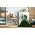 thumbnail image 2 of Ahgly Company Machine Washable Indoor Rectangle Transitional Dark Forest Green Area Rugs, 8' x 10', 2 of 7