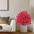 thumbnail image 4 of 2PCS 23.62inch Artificial Flower Ball Topiary Trees with Ground Spikes,Exquisite Boxwood Topiary Ball Trees,Durable Artificial Shrubs Tree for Indoor Outdoor Front Porch Decor, 4 of 8