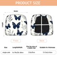 thumbnail image 3 of Butterfly and Leaves Pattern Seat Covers for Dining Room Chairs Set Of 6,Stretch Printed Washable Chair Seat Cover with Elastic Ties and Button,Removable Waterproof Couch Cushion Covers, 3 of 6