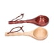 thumbnail image 1 of Cuchara de madera, cuchara de madera, cuchara de mango largo, cuchara para sopa, cuchara para gachas, acabado de lujo, 1 of 12