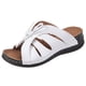 thumbnail image 5 of Zapatillas ahuecadas para mujer, antideslizantes, cómodas para viajes al aire libre (37), color blanco, 5 of 7