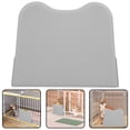 thumbnail image 3 of YEAHIBABY Light Grey Dog Litter Box Splash Guard Portable Pet Toilet Enclosure Easy Clean, 3 of 7