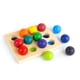 thumbnail image 1 of Bolas De Madera Arcoíris Con Bandeja, Clasificación De Madera Y Juego A Juego, Juguetes Educativos De Aprendizaje Para Niños Minnieouse FN005842-00, 1 of 6