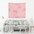 thumbnail image 6 of Pink Lotus Polka Dot Tapestry Wall Hanging Tapestries Happy Colorful Hippie Psychedelic Art Polyester Carpet Wall Decorative for Living Room Bedroom 80x60inch Home Decor Gifts, 6 of 7
