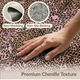 thumbnail image 6 of ODIKA Pink Leopard Distressed Print Vintage Spotted Decorative Flannel for Queen Size Bedroom, Under Bed, Master , Foldable Easy Care, 6 of 7