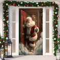 thumbnail image 3 of Y letrero de puerta con muñeco de nieve Tapiz decorativo Cortina de puerta para fiestas Tapiz de puerta Letrero de puerta Fiesta, 3 of 6
