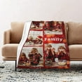 thumbnail image 3 of Personalised Blanket, Custom Blanket, Personalised Photo Blanket,Customized Flannel Blankets for Father, Mom, Lover, Kids, Friends, Pet, Birthday, Christmas - Personalised Gifts for Women Men., 3 of 6