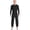 Black, variant on Men's Anti-strip Adaptive Jumpsuit One Piece Crew Neck Long Sleeve Rompers Nursing Jumpsuit Black S