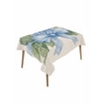 thumbnail image 2 of Hydrangea Flower Tablecloth Rectangle Table Cloth 52x70, Waterproof Tablecloth Outdoor Table Cloth, Pastoral Blue Bow Floral Spring Lraf Washable Table Cover for Kitchen Dinning Party, 2 of 8