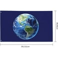 thumbnail image 3 of Earth Day Flag 3x5 Ft,Earth Day Banner Sign Uv & Fade Resistant For All Seasons Holidays Decor - Blue, 3 of 9