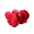 thumbnail image 3 of Lavaport Solid Baby Girl Fringe Tassels Soft Soled Anti-slip Boots Shoes, 3 of 5