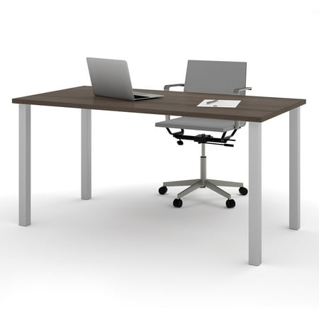 UPC: 0063753047203 | Bestar 30  x 60  Table with square metal legs in Antigua