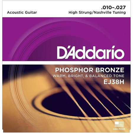 UPC 019954944537 product image for D'Addario EJ38H High Strung/Nashville Tuning 10-27 Acoustic Guitar Strings | upcitemdb.com