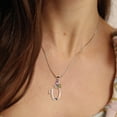 thumbnail image 2 of Beautlace Butterfly Initial Necklace,925 Sterling Silver A-Z Letter Birthstone Butterflies Pendant Personalized Necklace Gifts for Women, 2 of 9
