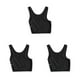 thumbnail image 3 of Qarigey Chaleco de verano para mujer, chalecos moldeadores de Color sólido, camisetas sin mangas transpirables para entrenamiento, camisetas para correr Negro L 3piezas Qarigey  CBP075471, 3 of 6