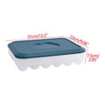 thumbnail image 2 of Fiudx Caja para Guardar Dumplings, Gran Capacidad para Mantener La Frescura, Diseño Apilable Multicapa, Sin Olor, Tapa Sellada, Organizador para Refrigerador Que Ahorra Espacio, Artículos Esenciales, 2 of 2