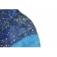 thumbnail image 3 of AceCamp Kids Glow-in-The-Dark Sleeping Bag with Compression Sack Blue Mummy Style 30F/ -1C Head Bundle Bottom Seal Enclosed Pocket for Boys, 3 of 6