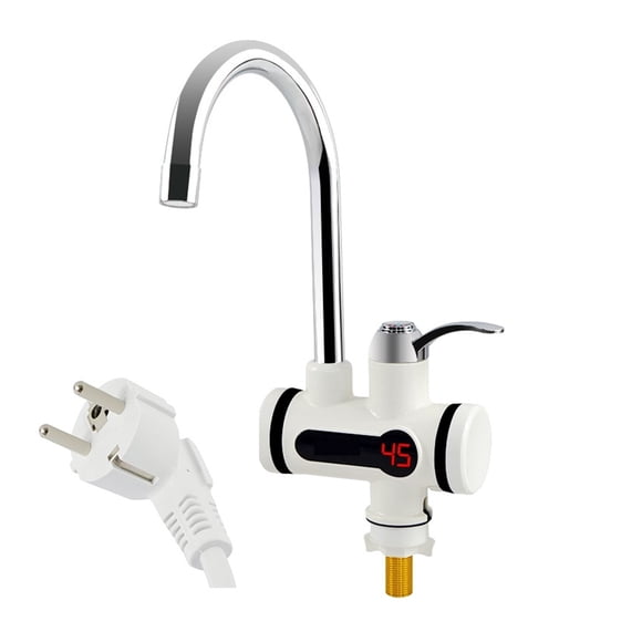 Robinet de Chauffe-Eau Électrique de Cuisine, Robinet de Chauffage Instantané, Chauffe-Eau Instantané Sans Réservoir, Chauffage Rapide