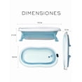 thumbnail image 4 of Bañera Xtellar Tina De Baño Para Bebe Plegable Portatil Casa Y Viaje Color Azul, 4 of 5
