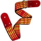 thumbnail image 1 of Correa para guitarra, Strap guitarra acústica, bajo eléctrico, guitarra eléctrica Kidam Gurú rojo/amarillo, 1 of 3
