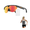 Orange, variant on Running Glasses 4K Camera Recording Sunglasses Audio Smart Baseball Video Action Outdoor Wearable Device AI