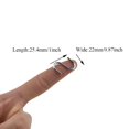 thumbnail image 2 of Metal 1 Inch Mini S Hanging Wire Hook Connector Opened End Hold in Place Save Space Keep Jewelry in Order Neat Display for Light Key Ring Chain Tag Card Dog Collar 100PCS, 2 of 5