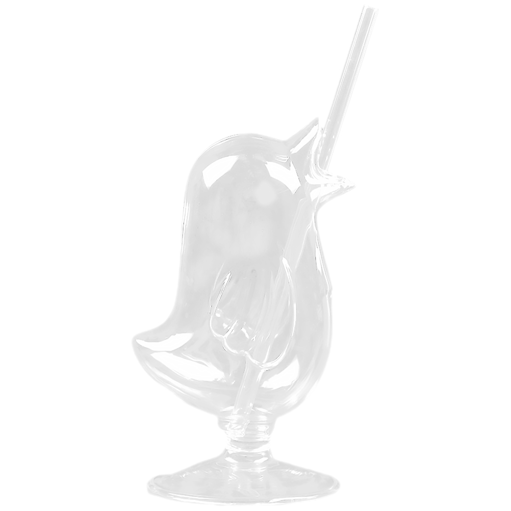 NUOLUX Bird Glass Cup Cocktail Glass Goblet Wine Cup Glassware for