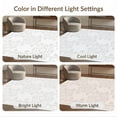 thumbnail image 7 of ODIKA 8'x10' Gray Light Geometric Cross Medallion Washable Area Rug Modern Minimalist Design with Repeating Non-Shedding, Easy Care, for King Size Bedroom Under Bed, Master Suite, 7 of 7