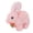 Pink, variant on BIMZUC Realistic Bunny Toy 6.7 Inch Plush Interactive Easter Hopping Bunny Toy with Sound and Wiggling Ears for Kids Pink (17 cm / 6.7 inches)