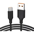 thumbnail image 1 of Cable Tipo C Usb Datos Carga Rápida 2.4a U-volt Color Negro Vcbl002, 1 of 6