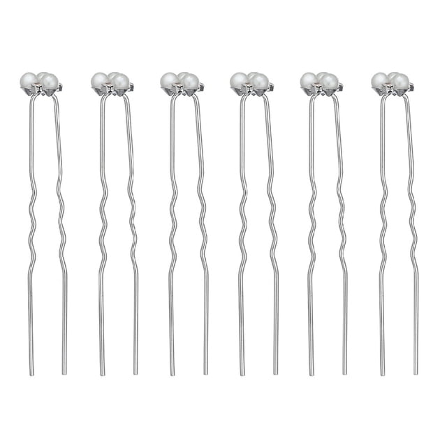 Horquillas de perlas para el pelo Accesorios para el pelo de novia Horquilla de novia con cristales de perla Accesorios para el pelo de boda Horquillas de perlas para el pelo