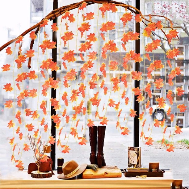 Feuilles D'air Pour Automne 2022 - 24 LED - Feuille D'érable - 50 Cm - USB - Décoration D'automne - Décoration D'arbre - Blanc Chaud - Décoration D' automne - Guirlande Lumineuse Pour Feuilles D'air Pour Automne 2022 - 24 LED - Feuille D'érable - 50 Cm - USB - Décoration D'automne - Décoration D'arbre - Blanc Chaud - Décoration D' automne - Guirlande Lumineuse Pour