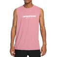thumbnail image 1 of Chaleco de baloncesto rosa para hombre, camiseta sin mangas para entrenamiento, natación, secado rápido, atlético, correr, gimnasio, músculo, playa, camiseta sin mangas, 1 of 6