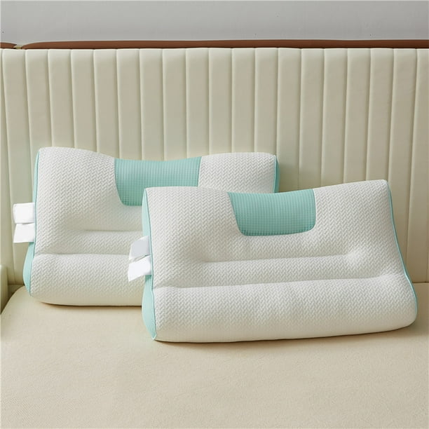 Almohada de soja, soporte suave, para uso doméstico, alta densidad, sueño confortable, almohada de viaje, diseño plegable, 100% soja natural, para dormitorio,Wsvlmg